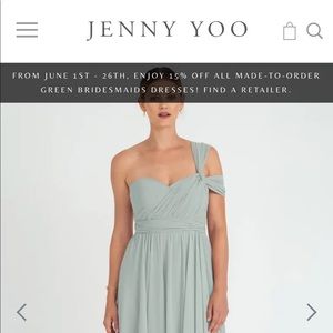 (Jenny Yoo) Mira Convertible - Morning Mist - Bridesmaid Dress